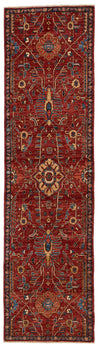 3x10 Rust and Navy Anatolian Traditional Runner
