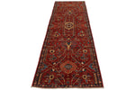 3x10 Rust and Navy Anatolian Traditional Runner