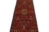 3x10 Rust and Navy Anatolian Traditional Runner