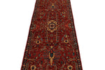 3x10 Rust and Navy Anatolian Traditional Runner