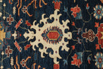 3x10 Navy and Multicolor Anatolian Traditional Runner