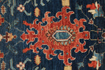 3x10 Navy and Multicolor Anatolian Traditional Runner