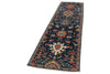 3x10 Navy and Multicolor Anatolian Traditional Runner