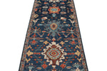 3x10 Navy and Multicolor Anatolian Traditional Runner