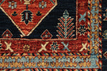 3x10 Navy and Multicolor Anatolian Traditional Runner