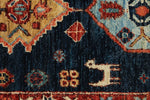 3x10 Navy and Multicolor Anatolian Traditional Runner
