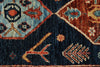 3x10 Navy and Multicolor Anatolian Traditional Runner