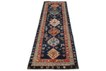 3x10 Navy and Multicolor Anatolian Traditional Runner