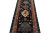 3x10 Navy and Multicolor Anatolian Traditional Runner
