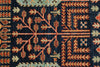 3x8 Navy and Rust Anatolian Traditional Runner