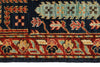 3x8 Navy and Rust Anatolian Traditional Runner