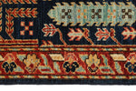 3x8 Navy and Rust Anatolian Traditional Runner