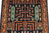 3x8 Navy and Rust Anatolian Traditional Runner