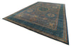 12x17 Navy and Multicolor Turkish Tribal Rug