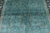6x9 Blue and Navy Turkish Silk Rug