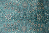 6x9 Blue and Navy Turkish Silk Rug