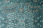 6x9 Blue and Navy Turkish Silk Rug