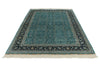 6x9 Blue and Navy Turkish Silk Rug