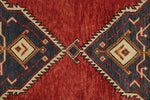 3x12 Navy and Red Turkish Tribal Runner