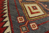 3x12 Navy and Red Turkish Tribal Runner
