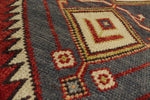 3x12 Navy and Red Turkish Tribal Runner