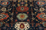 9x12 Navy and Red Anatolian Traditional Rug