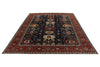 9x12 Navy and Red Anatolian Traditional Rug