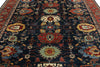 9x12 Navy and Red Anatolian Traditional Rug