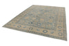 9x12 Light Blue and Beige Traditional Rug