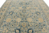 9x12 Light Blue and Beige Traditional Rug