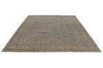 9x12 Gray and Gray Traditional Rug