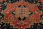 9x12 Red and Light Blue Anatolian Traditional Rug
