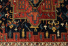 9x12 Red and Light Blue Anatolian Traditional Rug