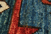 9x12 Red and Light Blue Anatolian Traditional Rug