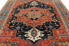 9x12 Red and Light Blue Anatolian Traditional Rug