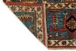 9x12 Red and Light Blue Anatolian Traditional Rug