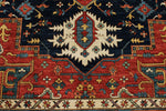 9x12 Red and Light Blue Anatolian Traditional Rug
