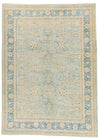 9x12 Light Blue and Navy Anatolian Traditional Rug