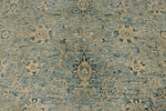 9x12 Light Blue and Navy Anatolian Traditional Rug