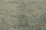 9x12 Light Blue and Navy Anatolian Traditional Rug