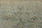 9x12 Light Blue and Navy Anatolian Traditional Rug