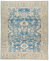 8x10 Navy and Beige Anatolian Traditional Rug