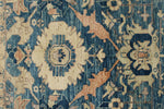 8x10 Navy and Beige Anatolian Traditional Rug