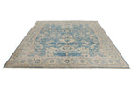 8x10 Navy and Beige Anatolian Traditional Rug