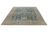 8x10 Navy and Beige Anatolian Traditional Rug