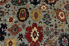 8x10 Gray and Multicolor Traditional Rug