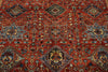8x10 Red and Light Blue Anatolian Traditional Rug
