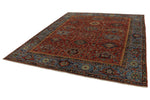 8x10 Red and Light Blue Anatolian Traditional Rug