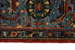 8x10 Red and Light Blue Anatolian Traditional Rug