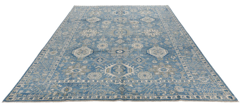 8x10 Blue Anatolian Traditional Rug